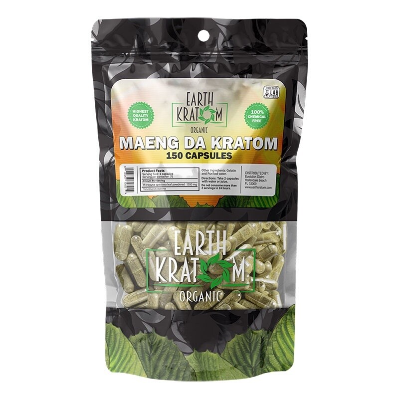 EARTH KRATOM 150 CAPS