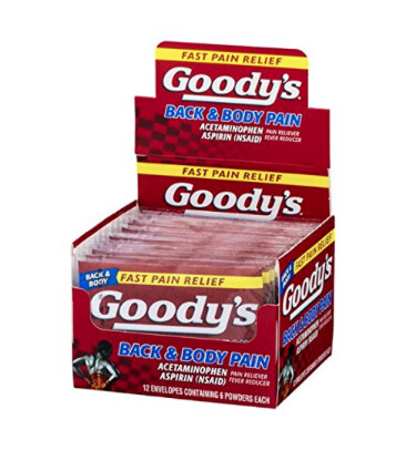 GOODYS POWDER BACK &amp; BODY PAIN (RED)
