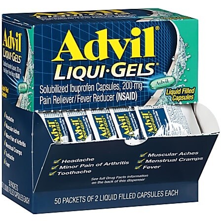 ADVIL LIQUI-GELS 25PK