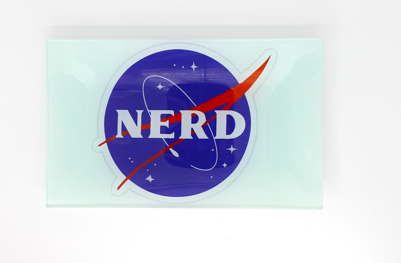 KANDY GLASS ROLLING TRAY SMALL
