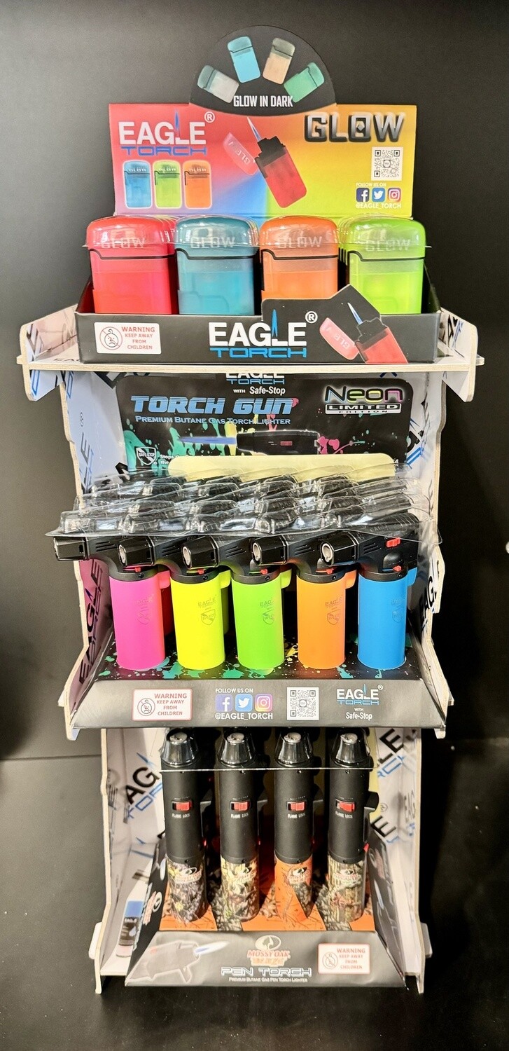 EAGLE TORCH DISPLAY SPECIAL 47 PCS CT MIXED