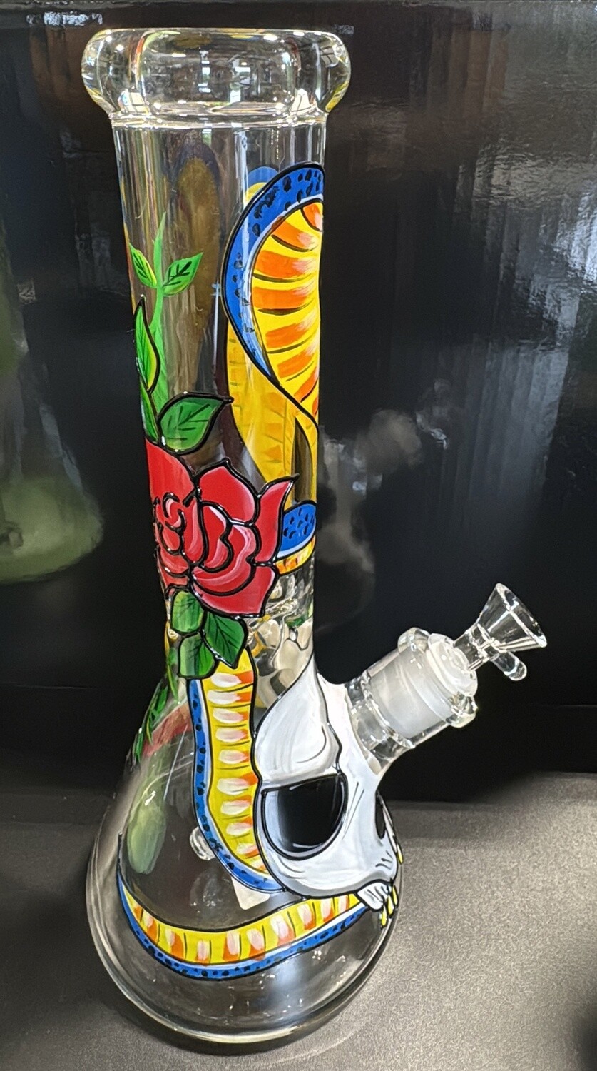 WATER PIPE 12&quot; COBRA PAINT MNHEY13