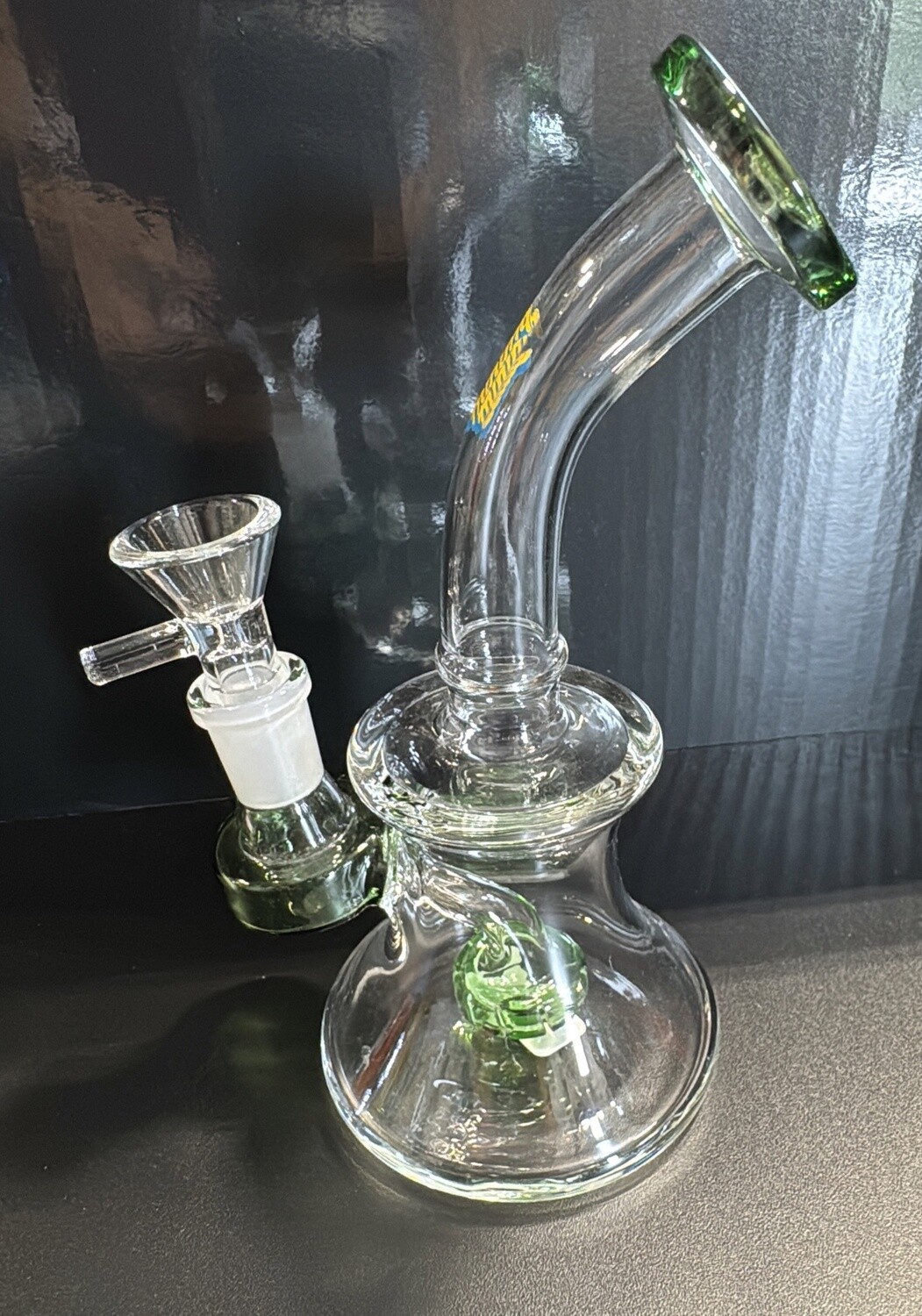 WATER PIPE BUMMY 6.5&quot; GREEN MNTA21GR