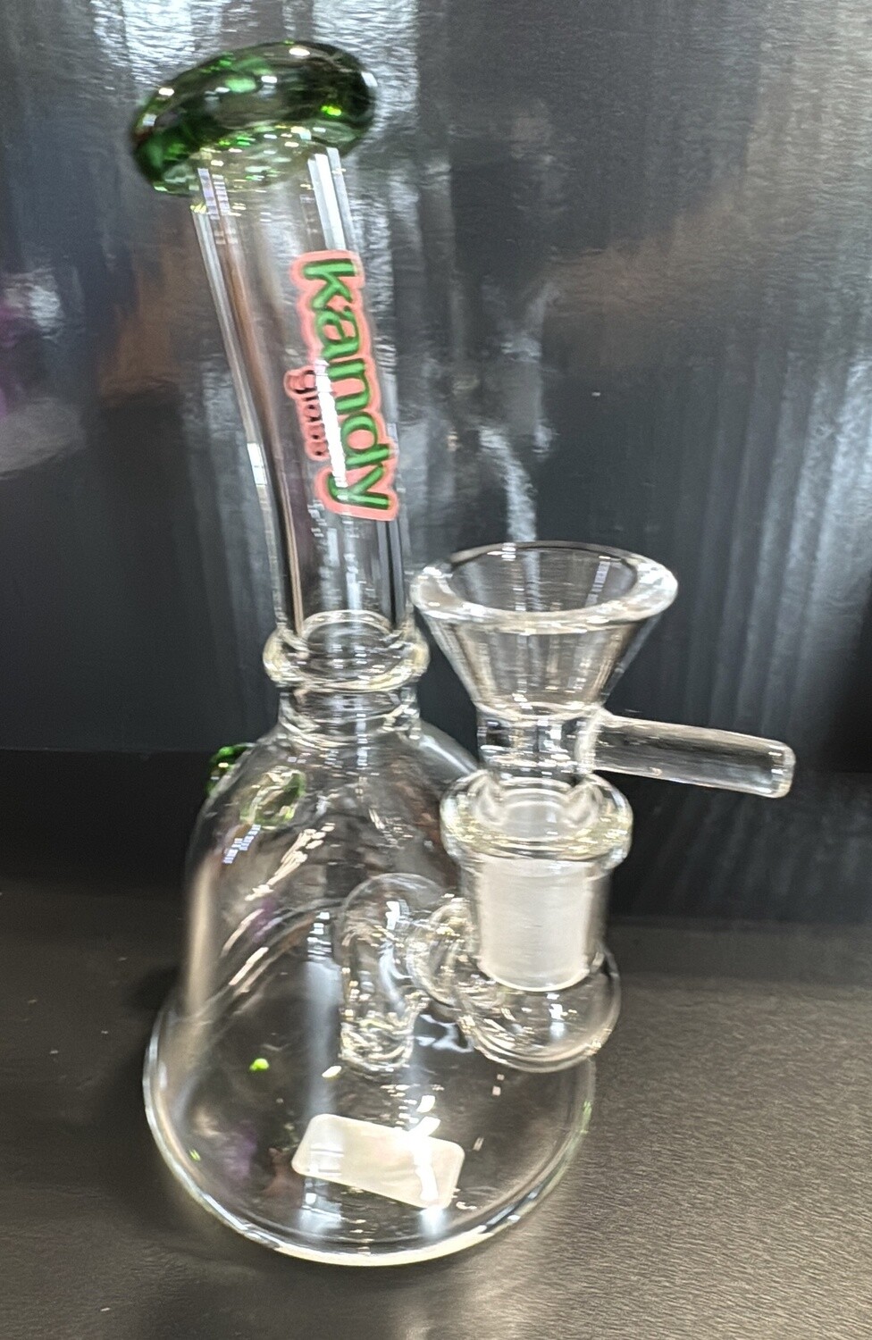 WATER PIPE KANDY 6" BENT NECK GREEN MNYX003GR