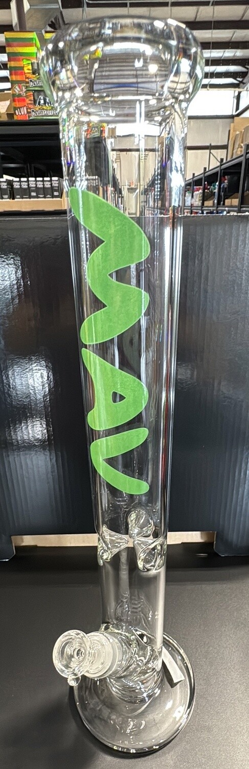 WATER PIPE MAV 19&quot; STRAIGHT TUBE GREEN