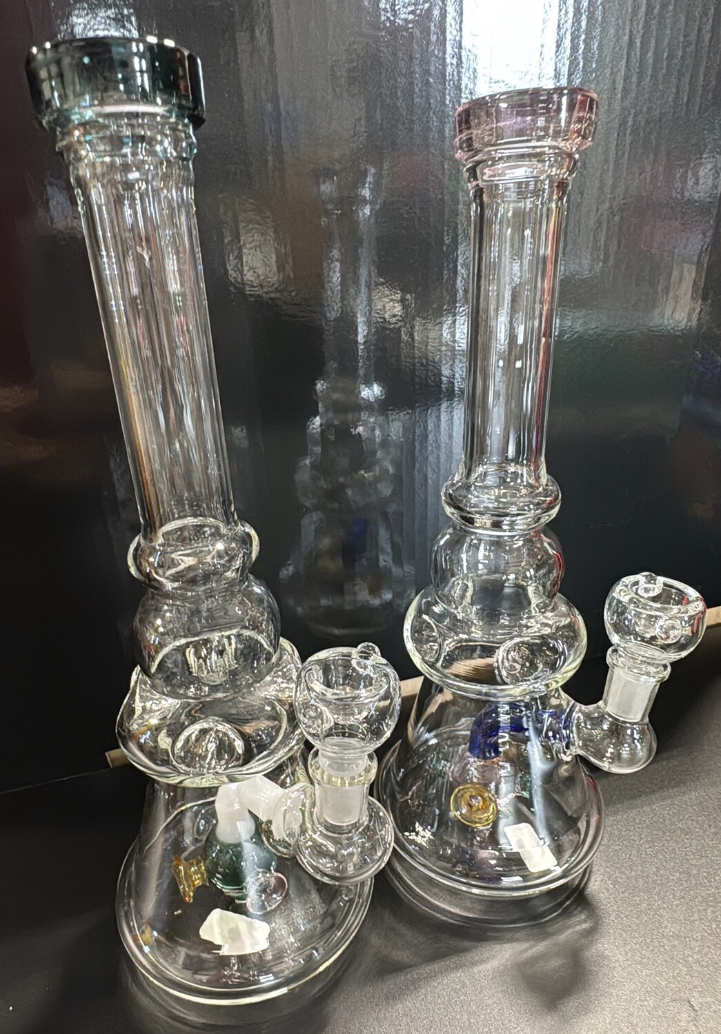 WATER PIPE 11" BEAKER BASE MIX COLOR PK 144