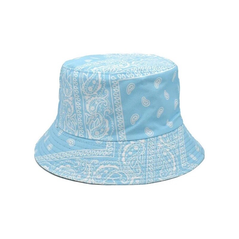REVERSIBLE BANDANA DESIGN HAT MIX COLOR