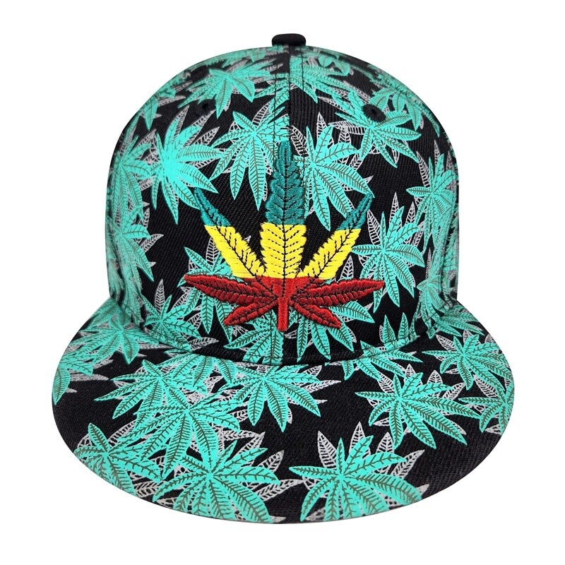 CAP WEED EMBROIDERY SNAPBACK