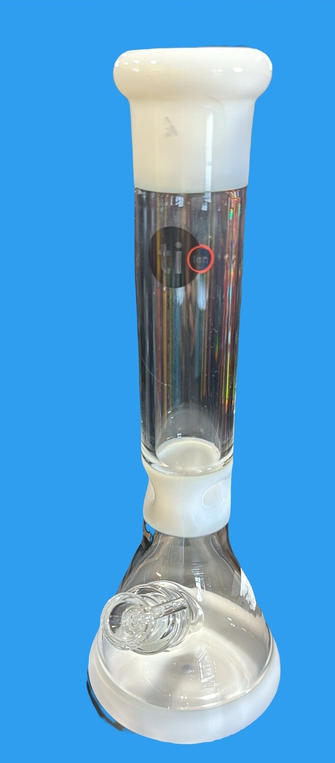 WATER PIPE TI TEN 14&quot; BREAKER BASE WHITE