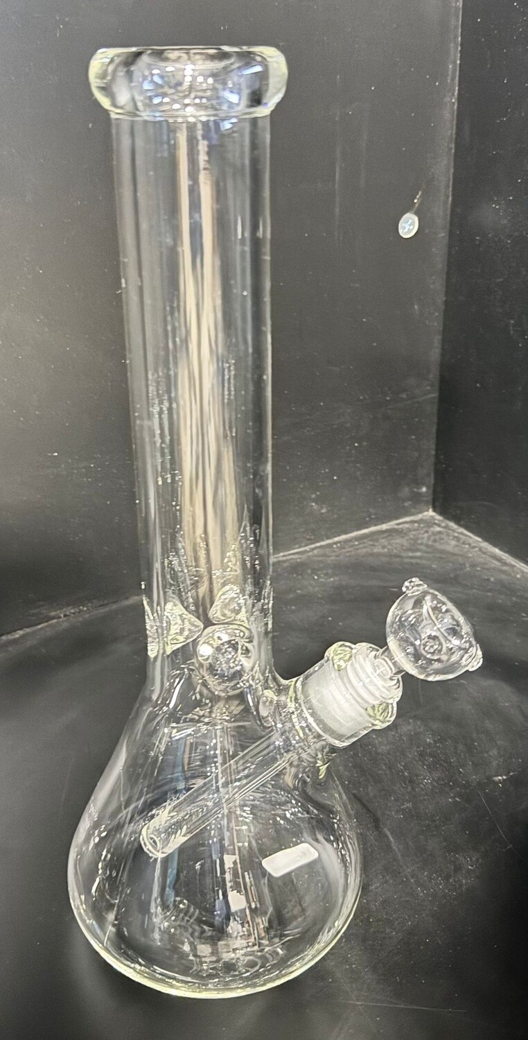 WATER PIPE 14&quot; WITH ICE CATCHER CLEAR