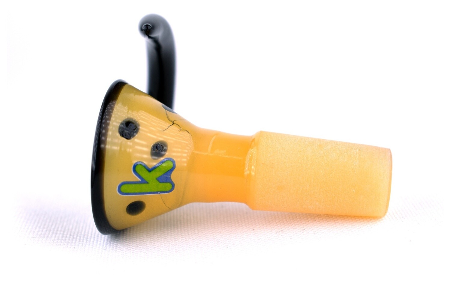 BOWL KANDY CURVED HORN 19MM YELLOW