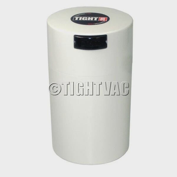 TIGHT VAC 6OZ PLASTIC JAR MIX COLORS, COLOR: WHITE