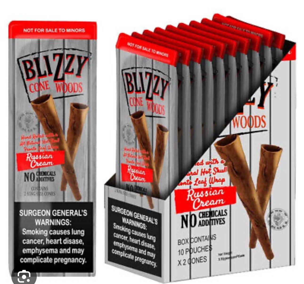 BLIZZY CONE WOODS RUSSIAN CREAM