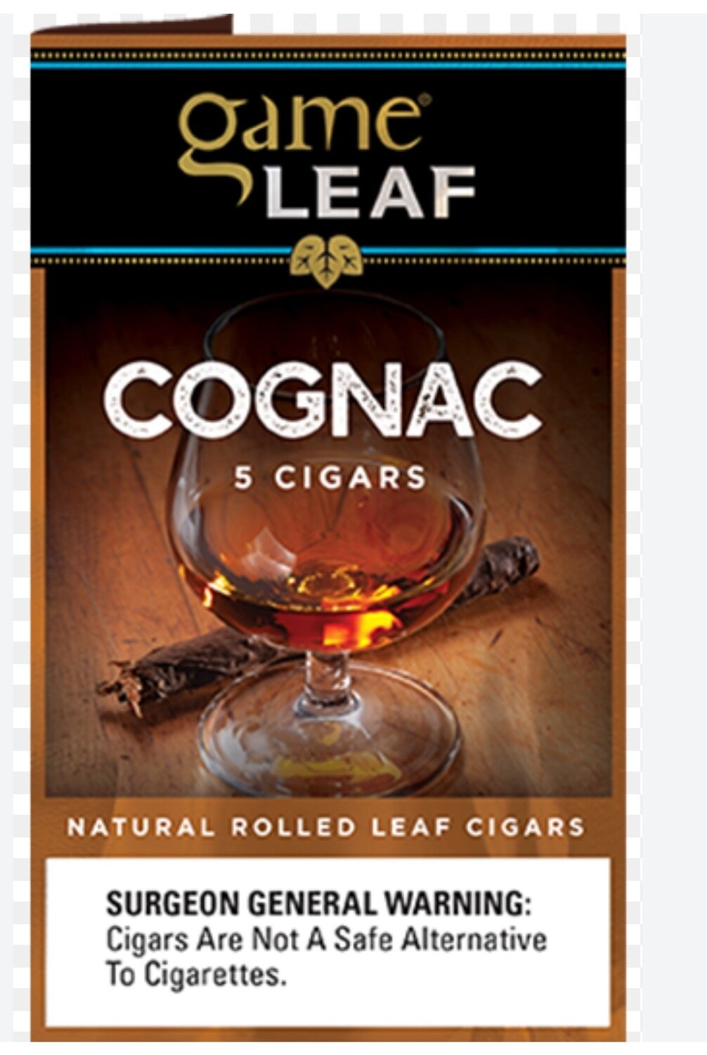 GAME LEAF COGNAC 5PK $3.79