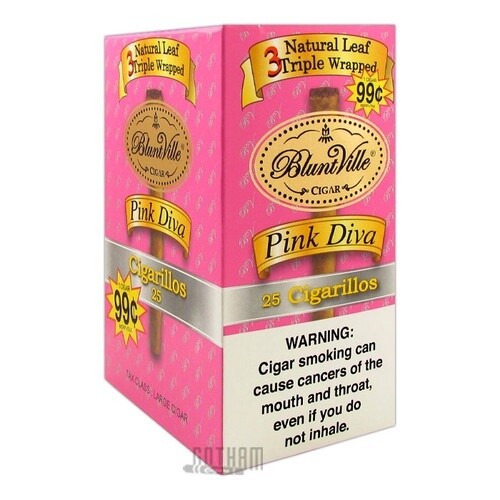 BLUNTVILLE 99CT MIX FLAVORS, FLAVOR: PINK DIVA
