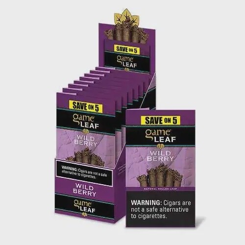 GAME LEAF WILD BERRY 5PK $3.79