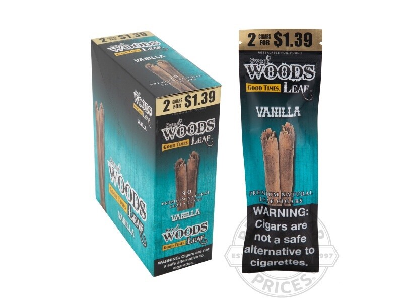 WOODS LEAF VANILLA 2pk