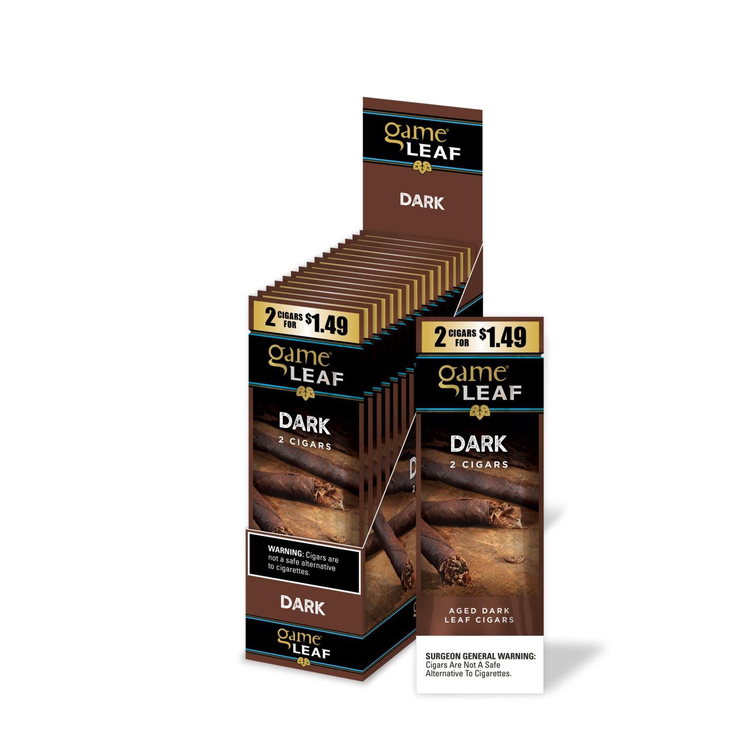 GAME LEAF DARK LEAF 2 FOR $1.49