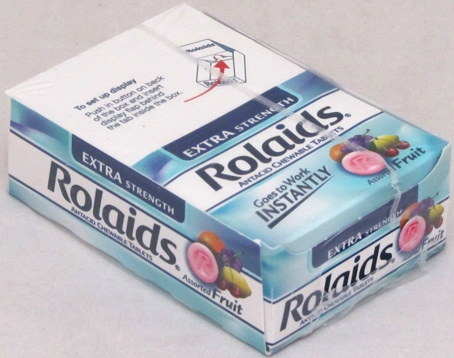 ROLAIDS EXTRA STRENGHT ASSORTED FRUIT