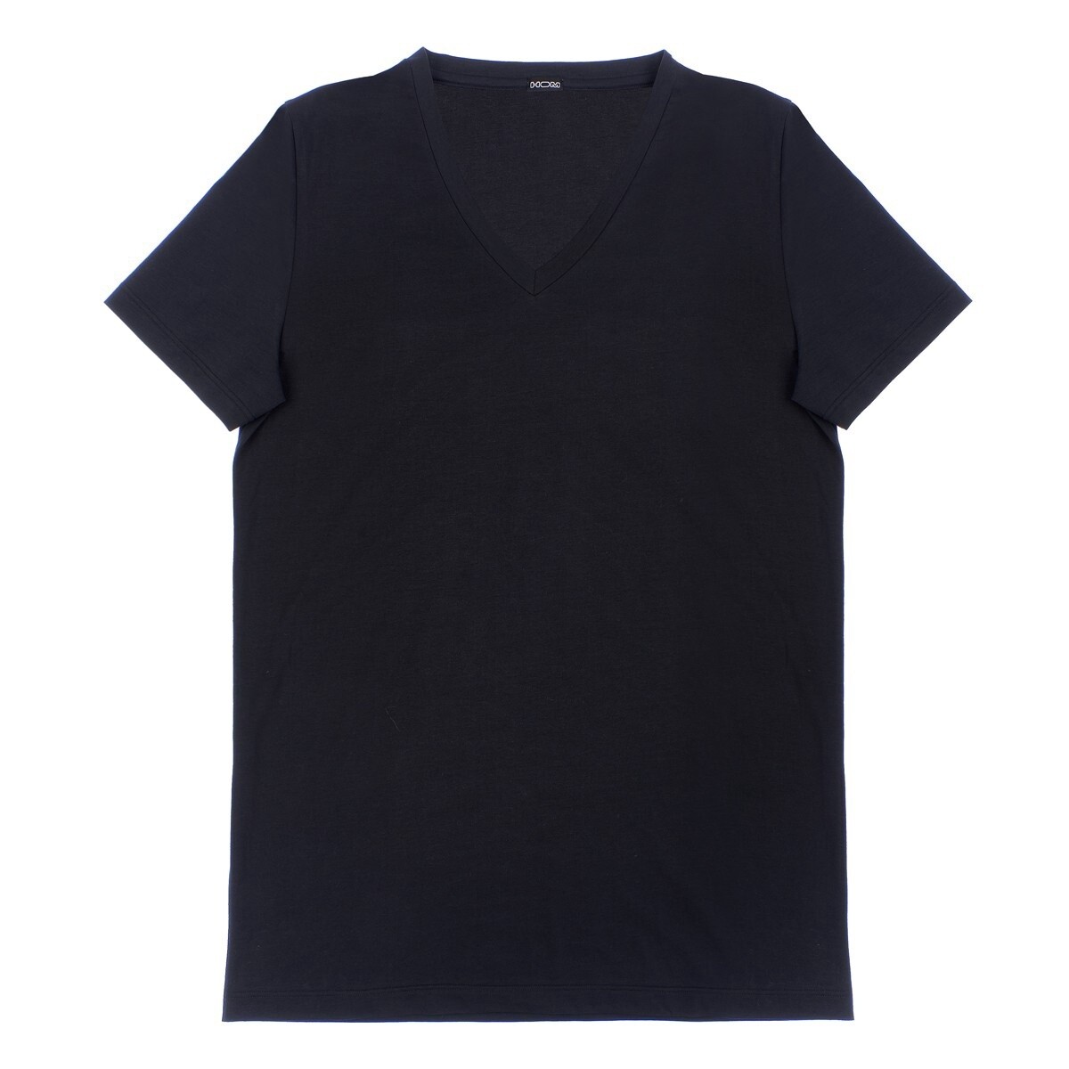 T-SHIRT TOP SUPREME V-NECK BLACK MULTIPLE SIZES