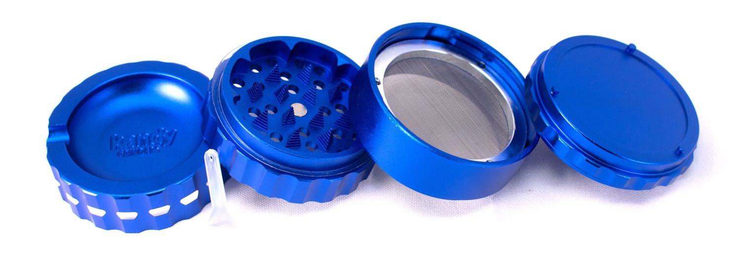 KANDY GRINDER METAL RIBBEB W/ASH TRAY JC9026 SINGLE