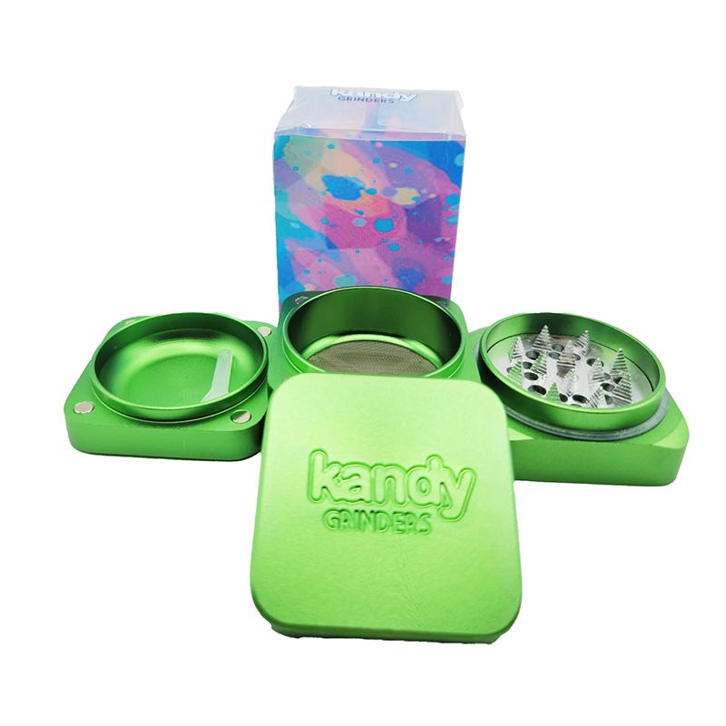 KANDY GRINDER METAL CUBE 4PTS 55MM SINGLE