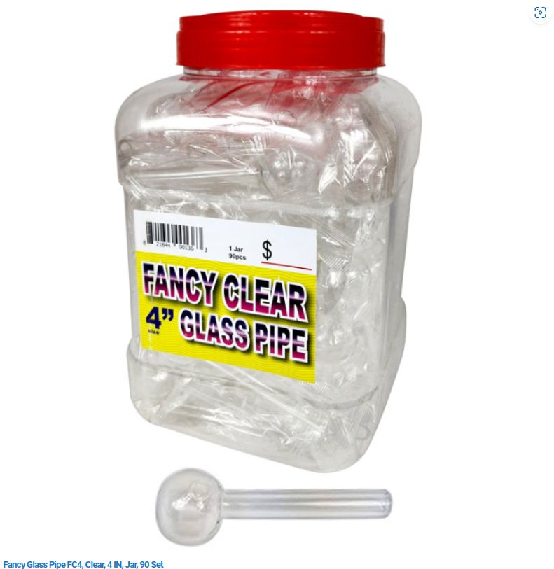 4&quot; OIL BURNER CLEAR JAR 90CT