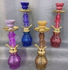 HOOKAH AHT0171 GLASS+IRON+ACRYLIC 12.5&quot;
