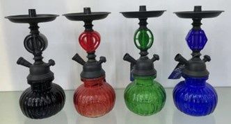 HOOKAH GLASS+METAL+ACRYLIC 11&quot;