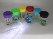 LED JAR MULTI COLOR  55XH86MM 6CT