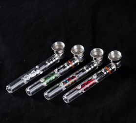 GLASS/METAL TIP PIPE  24PCS/BOX