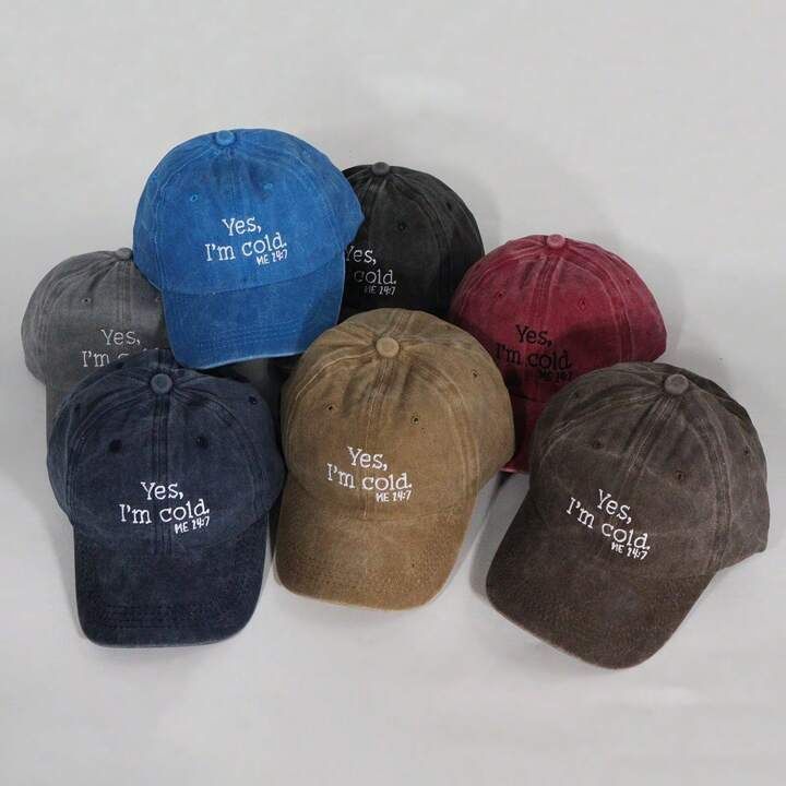 YES EMBROIDED WASHABLE HAT