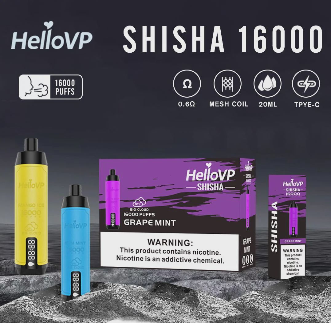 HELLO VP SHISHA 16K PUFF