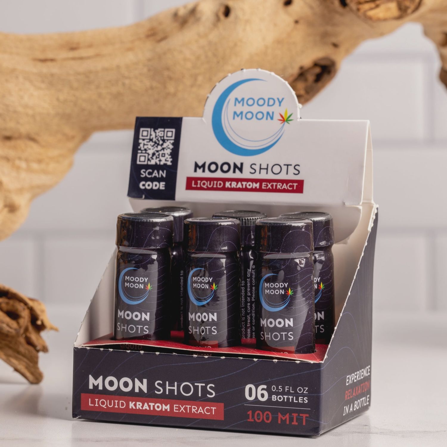 KRATOM MOON SHOTS 100 MIT 6CT