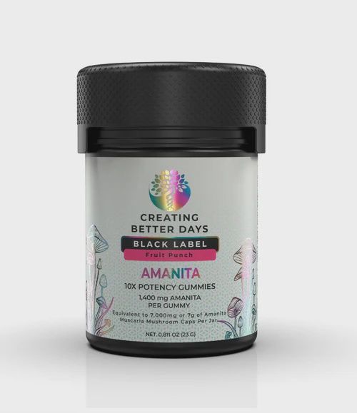 AMANITA GUMMIES FRUIT PUNCH 5CT JAR 1400MG