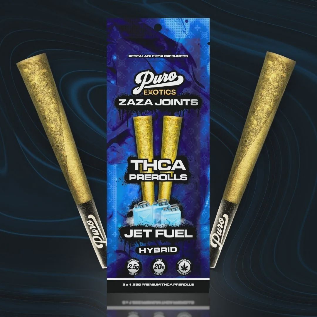 PURO ZAZA THC-A PREROLLS 10CT JET FUEL