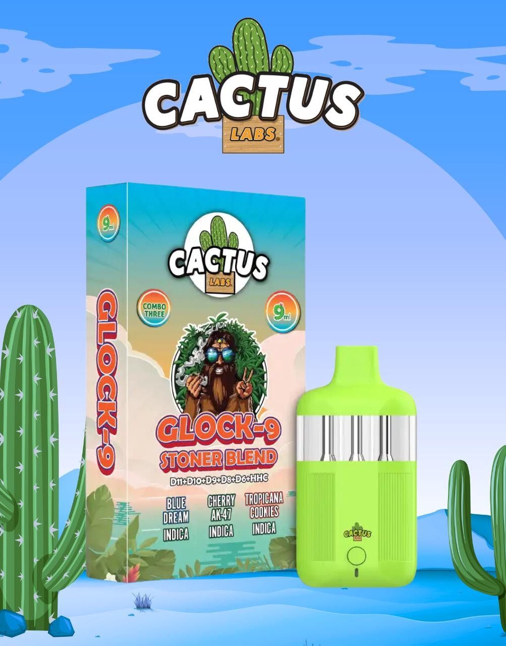 CACTUS THC-A BLEND 9G SINGLE COUNT