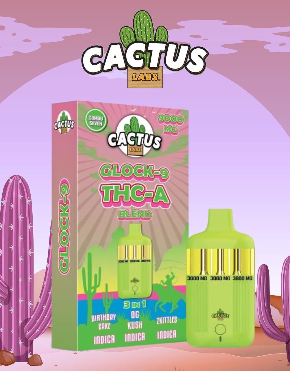 CACTUS THC-A BLEND 9G SINGLE COUNT