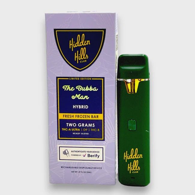 HIDDEN HILLS HEADY LEND 2G DISPOSABLE