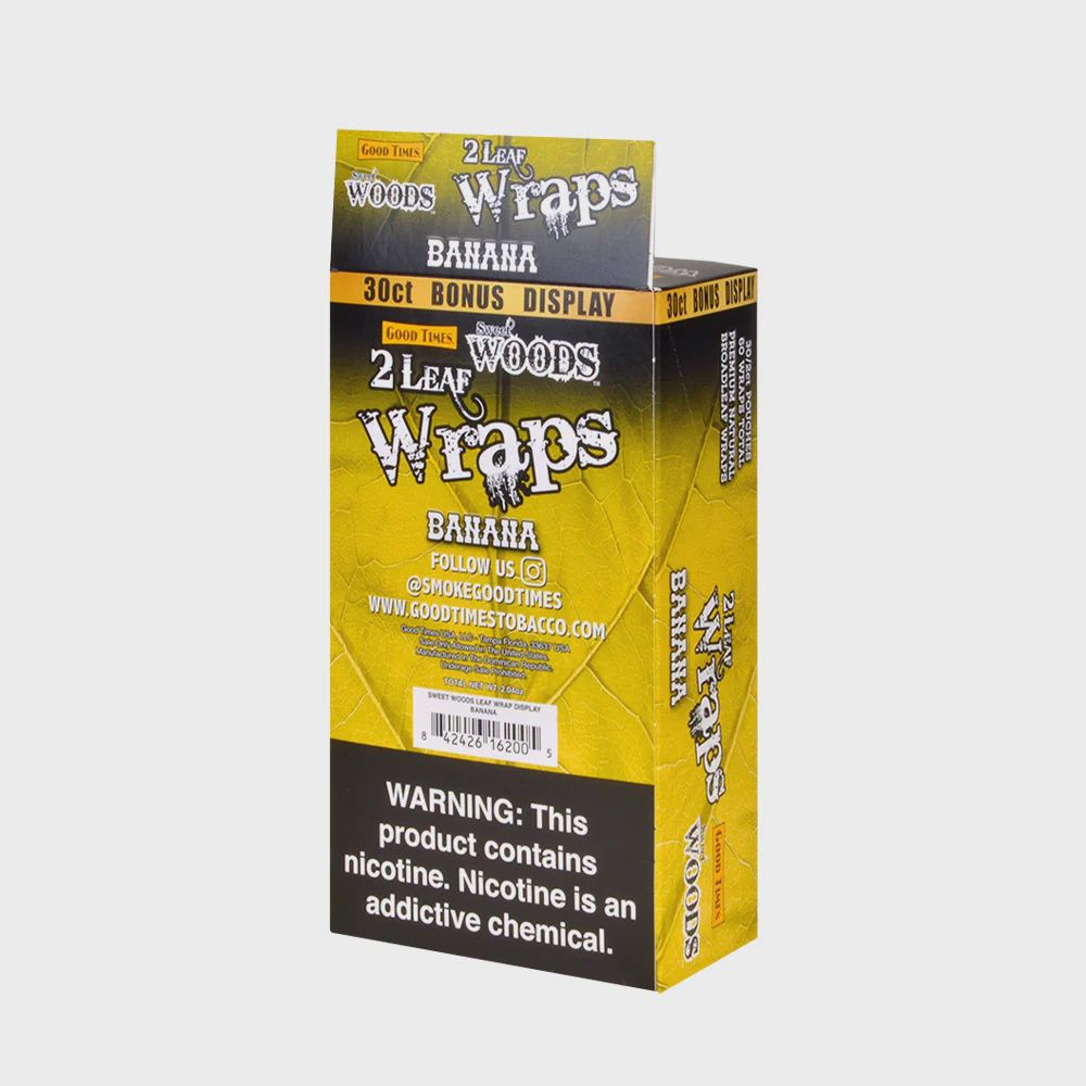 WOODS LEAF WRAP, FLAVOR: BANANA