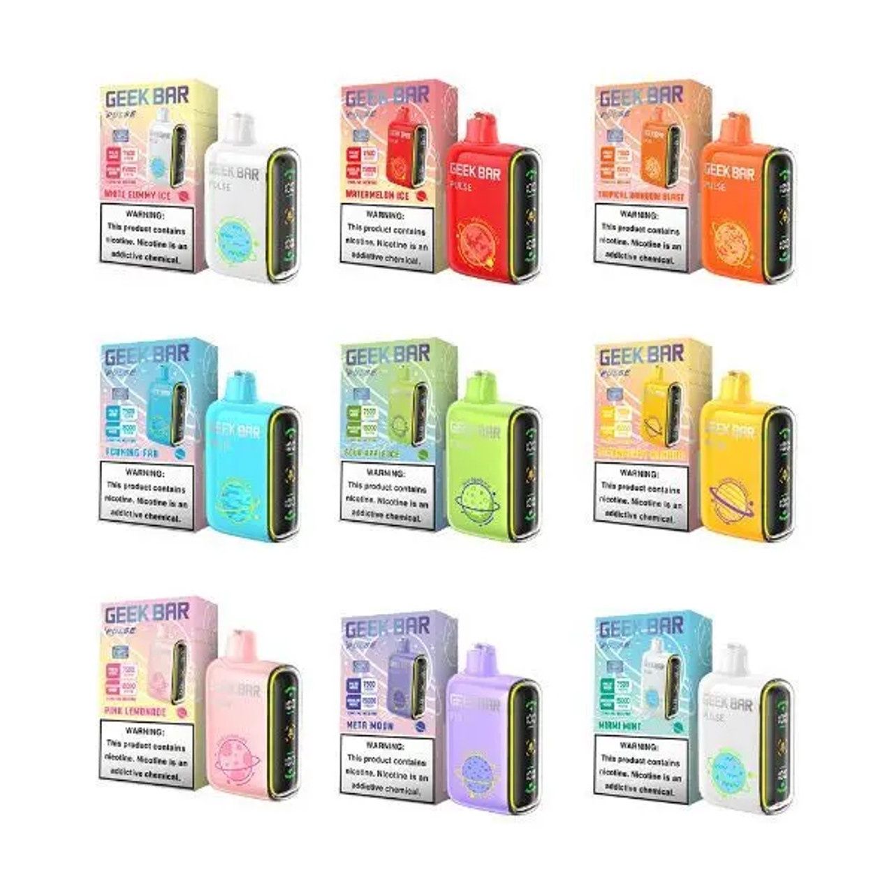 GEEK BARS 15K PUFF MIX FLAVOR