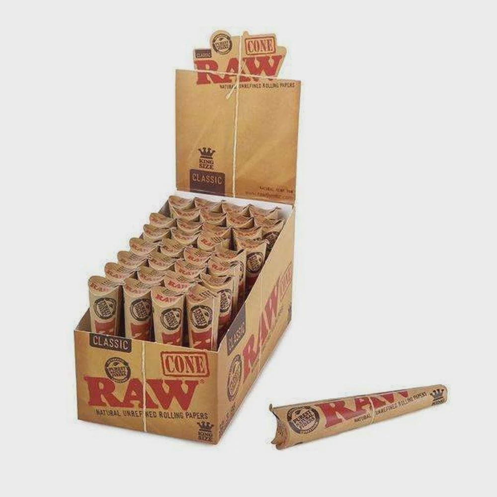 RAW CLASSIC CONES 3PK KING SIZE