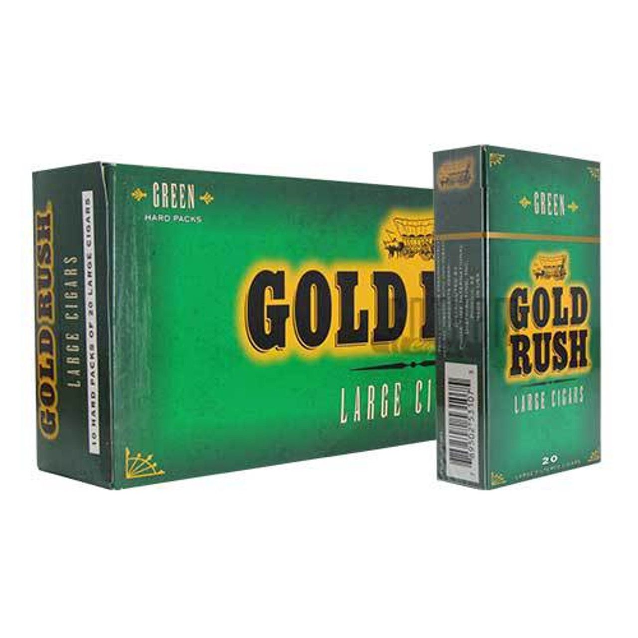 GOLD RUSH GREEN LARGE CIGARS
