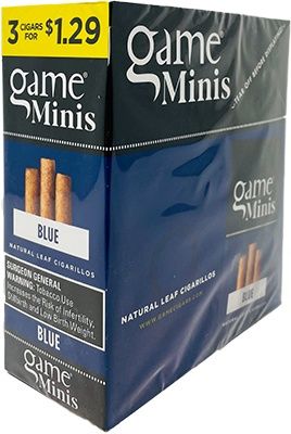 GAME MINIS BLUE 3/$1.29