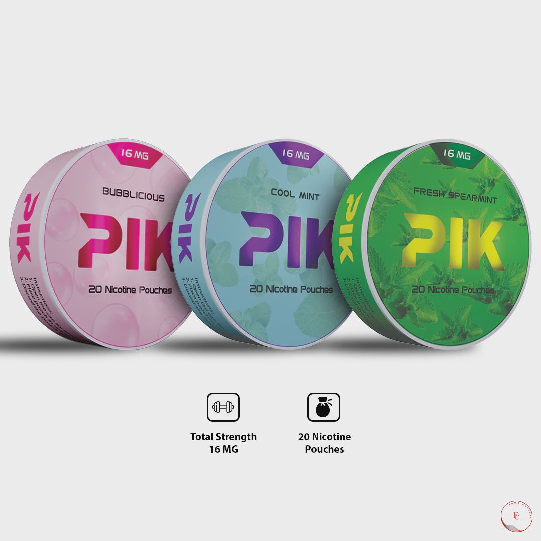 PIK NICOTINE POUCHES 16MG/5CT