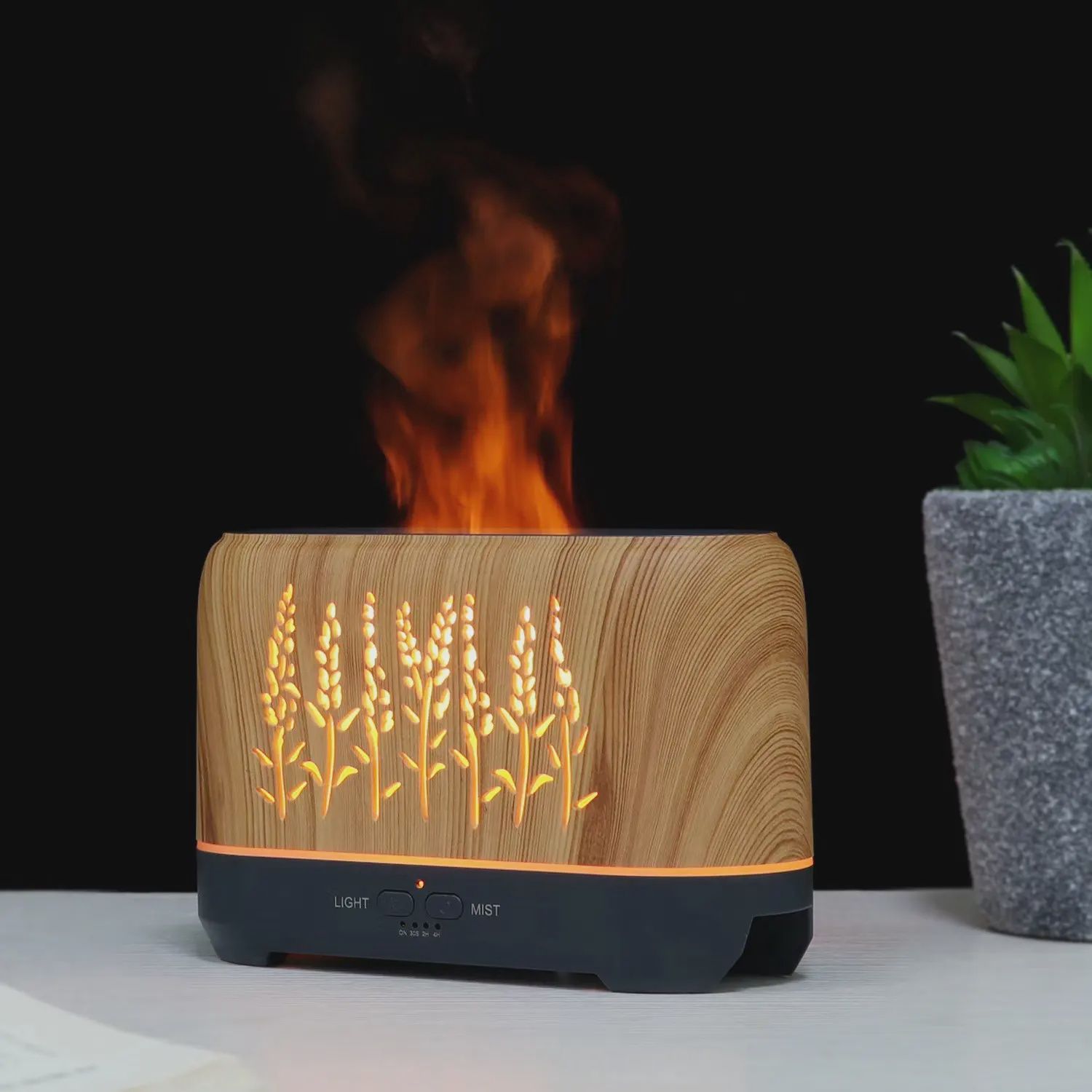 FLAME DIFFUSER HUMIDIFIER