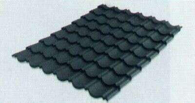 Panneaux tuiles en acier noir