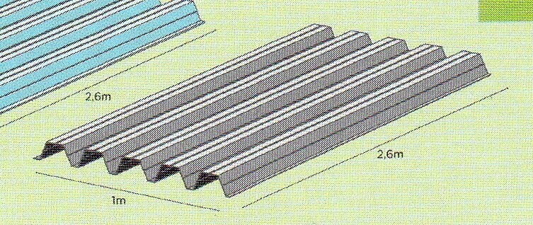 Toiture métal S5216