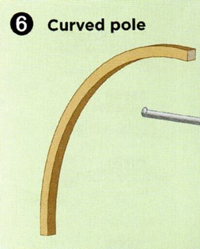 Poteaux courbé S7751