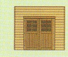 Parois avant porte double S7735